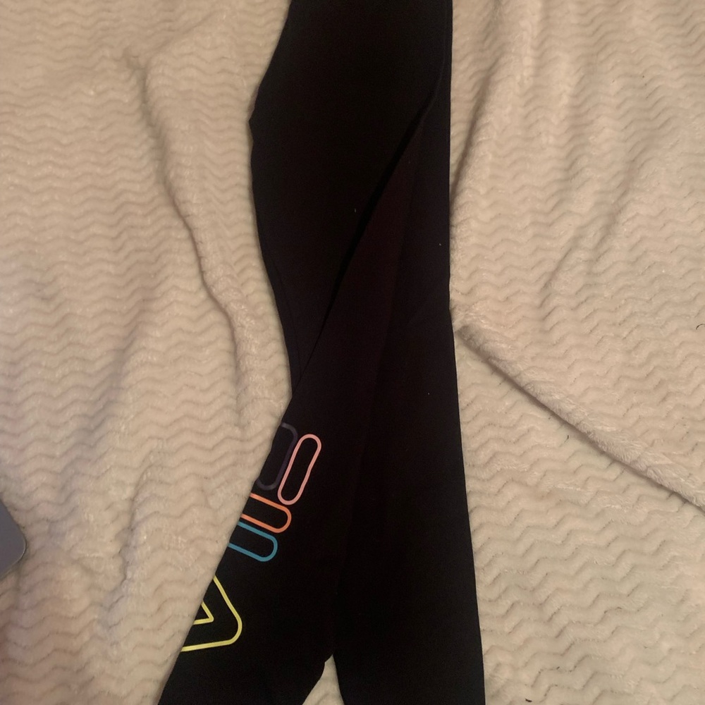 black fila leggings